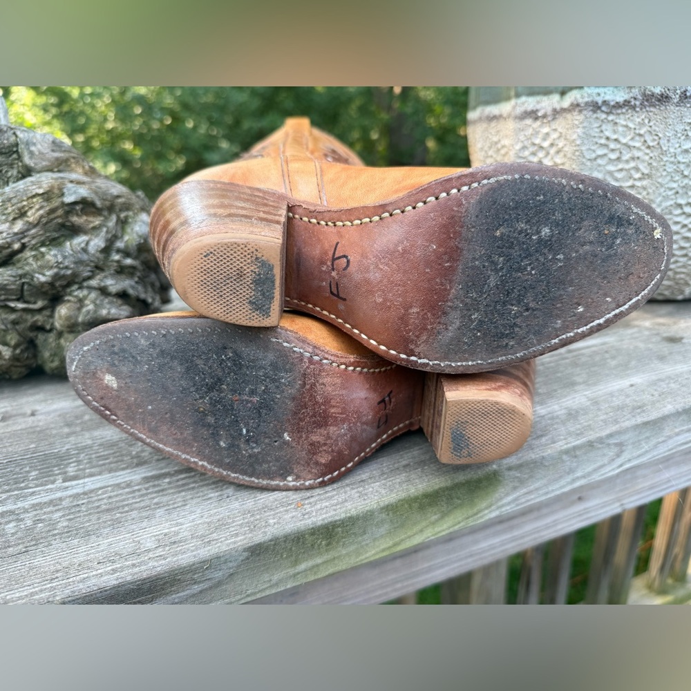 Vintage Leather Boots - Picture 6 of 8